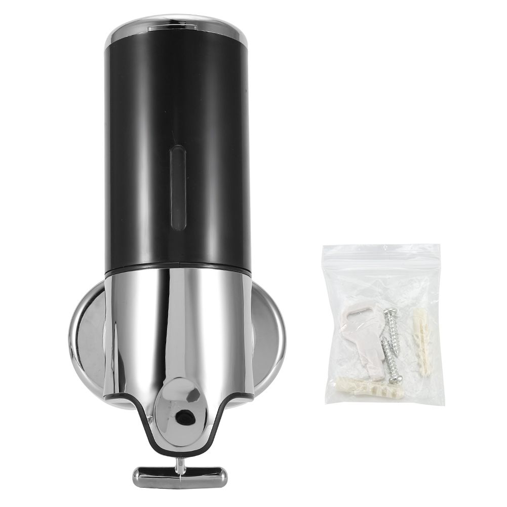 Hand Operated Liquid Soap Dispenser Hotel Bathroom Wall Shower Shampoo view 2