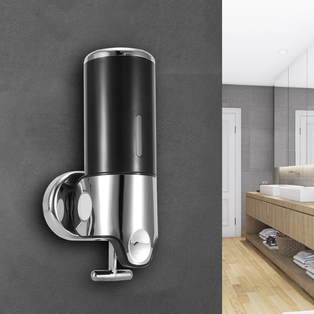 Hand Operated Liquid Soap Dispenser Hotel Bathroom Wall Shower Shampoo view 4