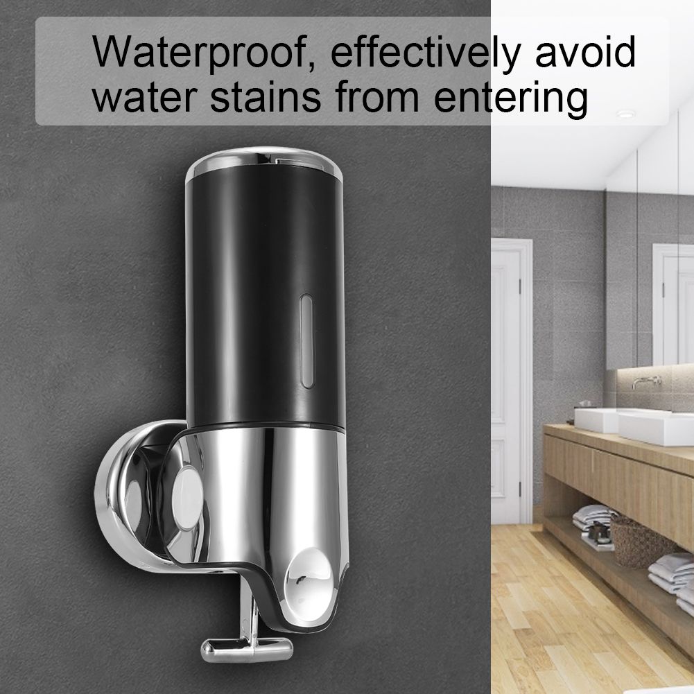 Hand Operated Liquid Soap Dispenser Hotel Bathroom Wall Shower Shampoo view 6