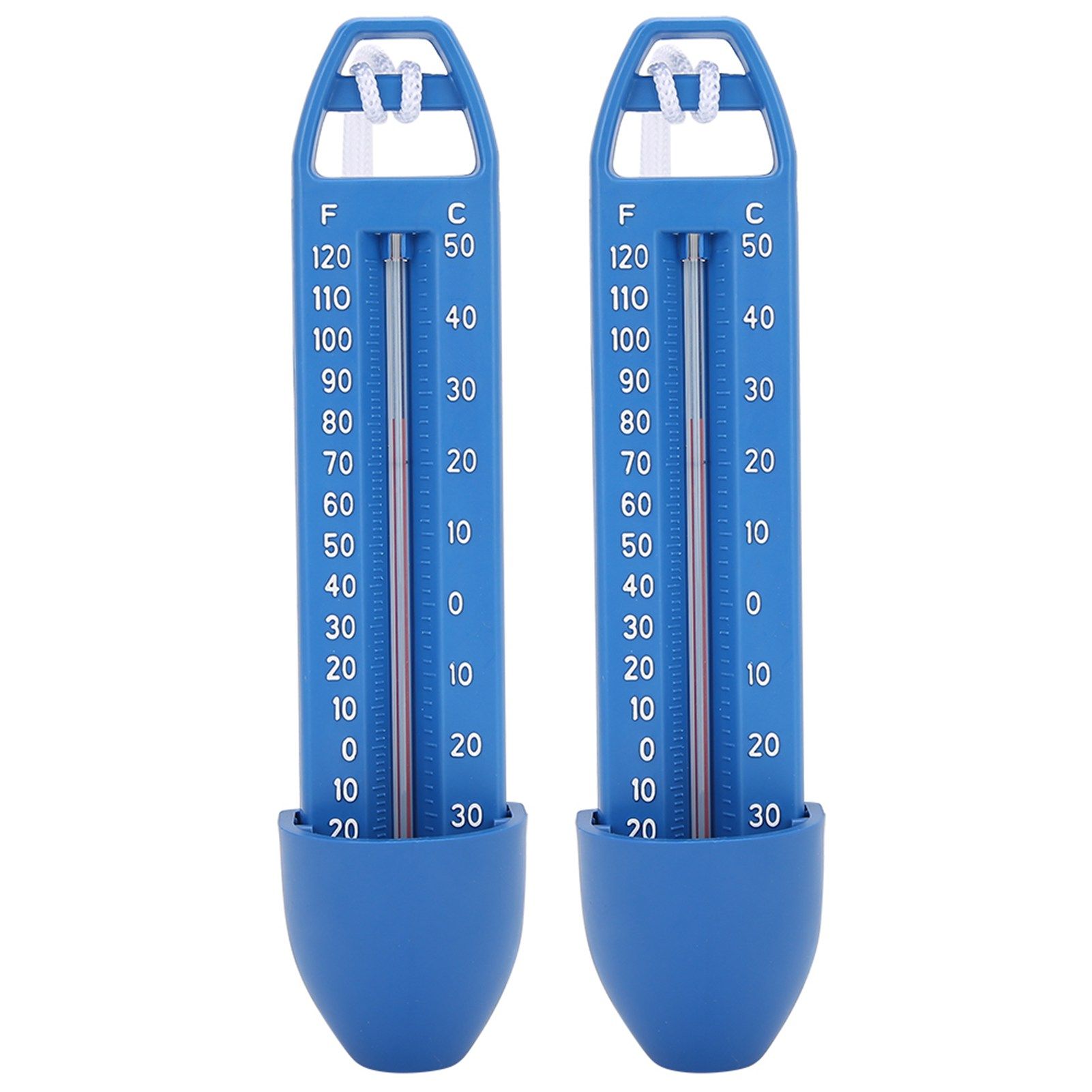 2Pcs 16.5x3.7cm Floating Swimming Pool Thermometer for Swimming Pool SPA Sauna view 2