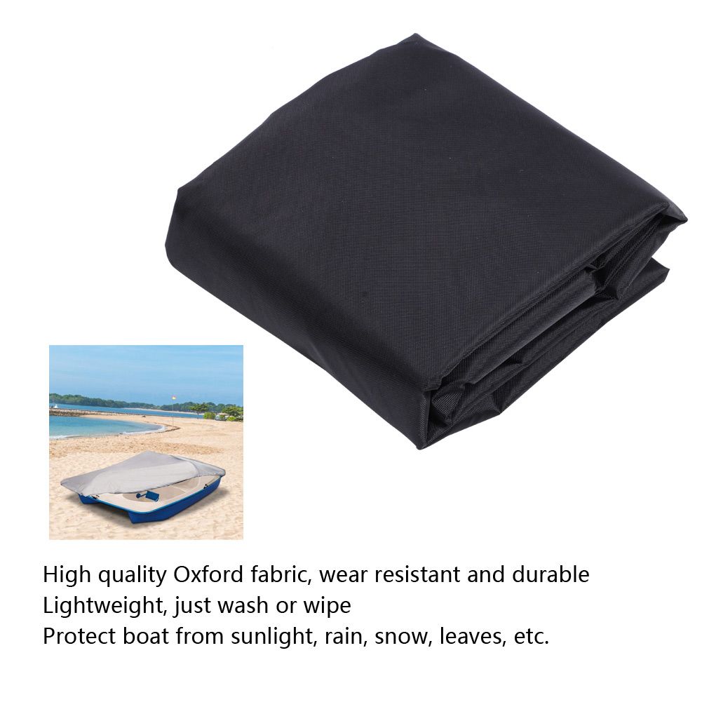 286x122cm Portable Boat Protective Cover Sunproof Rainproof Dust Proof Cover view 7