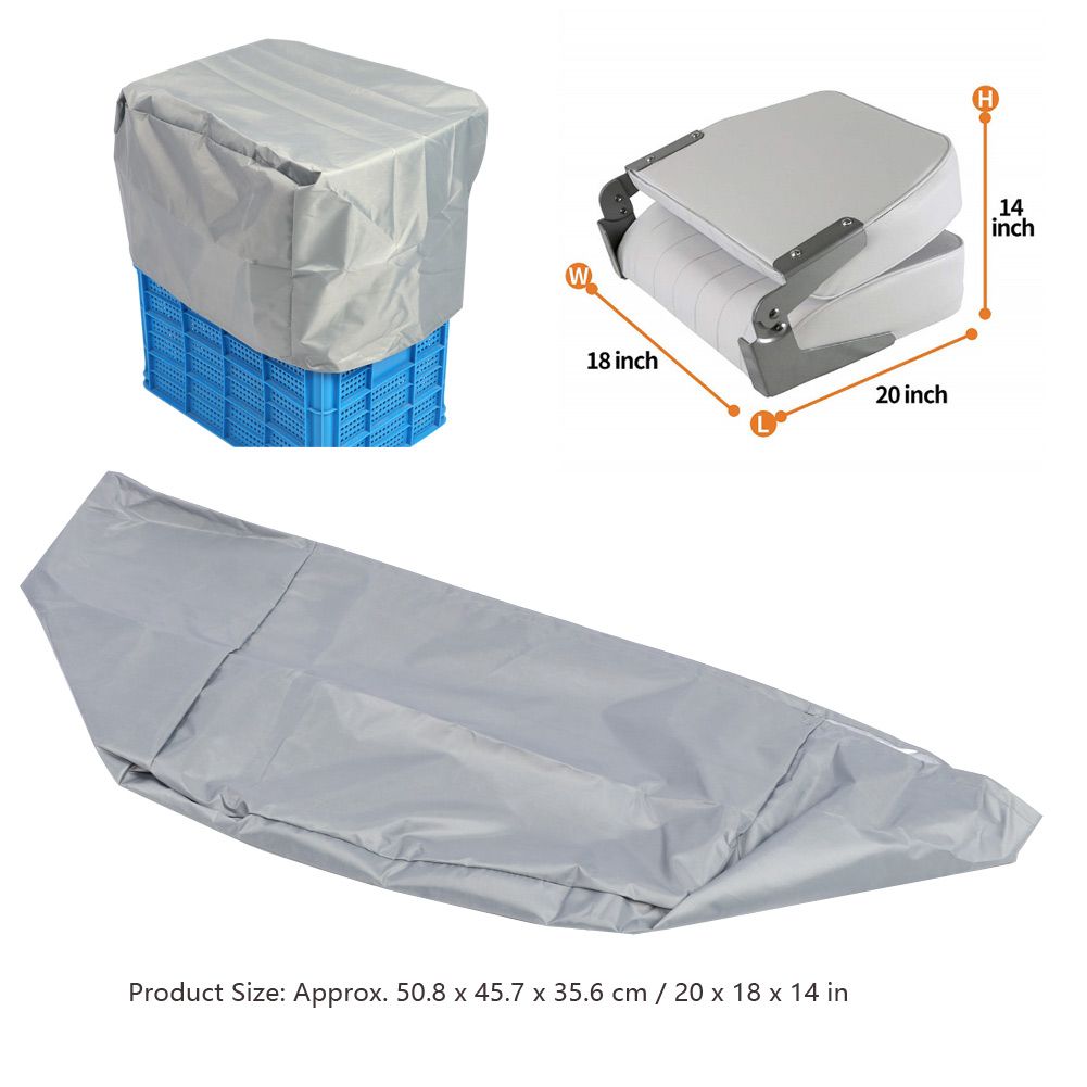 50.8x45.7x35.6cm 210D Oxford Cloth Chair Cover Rainproof Sunproof Chair view 8