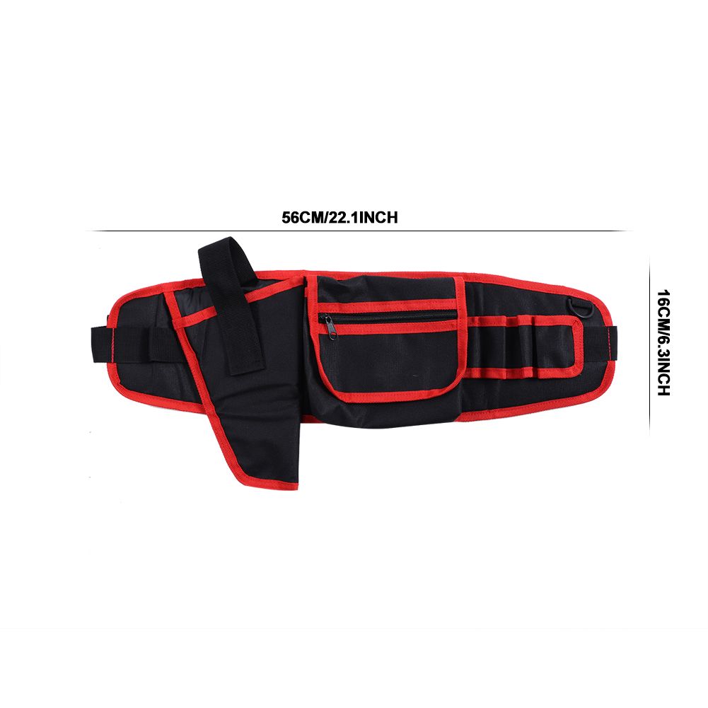 56x16cm Multifunctional Garden Tool Waist Bag Electrician Tools Organizer with view 9