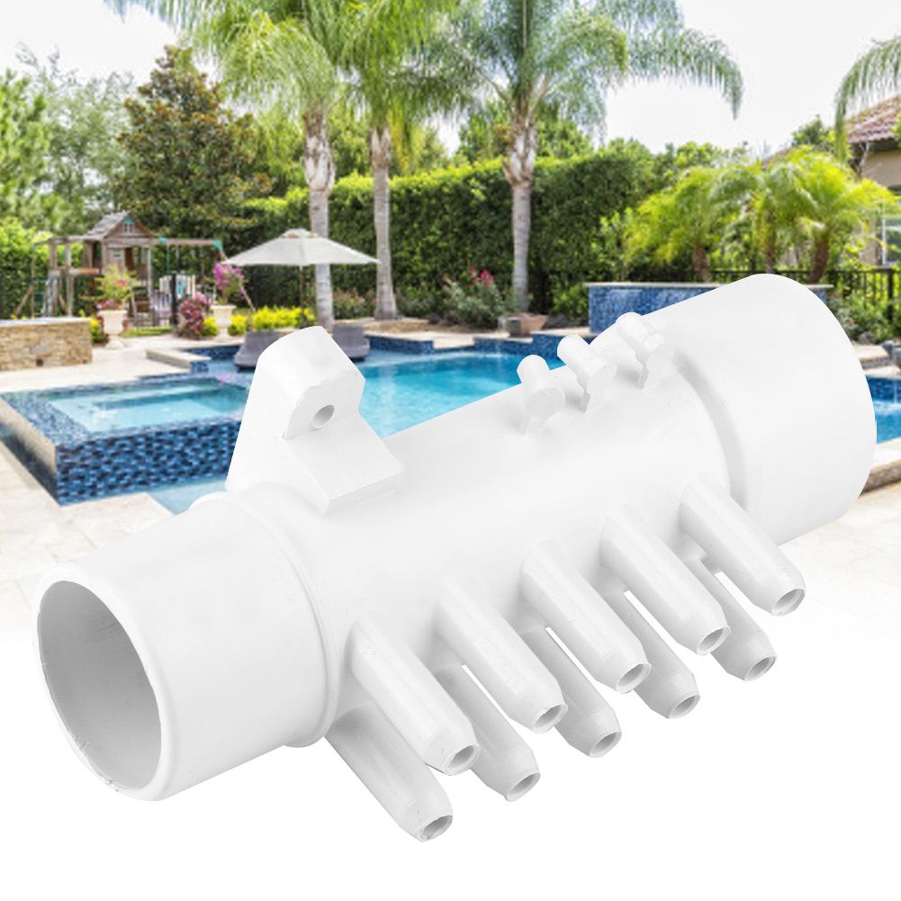 1.5in 10mm 10 Port PVC Pool Plumbing Manifold Hot Spring Bathtub Swimming Pool view 5