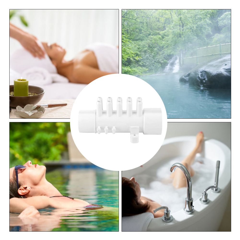 1.5in 10mm 10 Port PVC Pool Plumbing Manifold Hot Spring Bathtub Swimming Pool view 8
