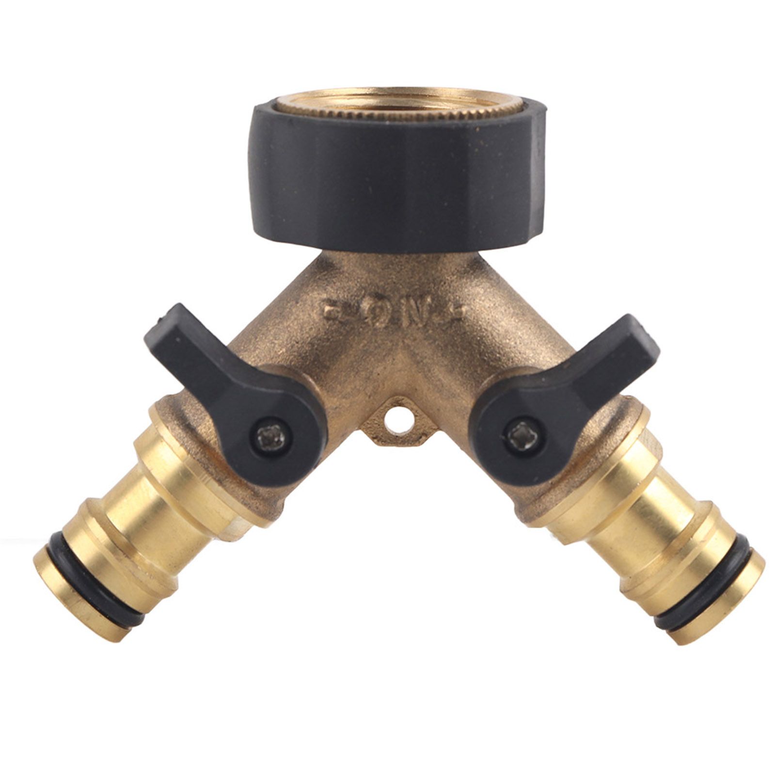 G1 FNPT DN25 Copper Garden Water Hose Connector Water Faucet Splitter Tool view 2