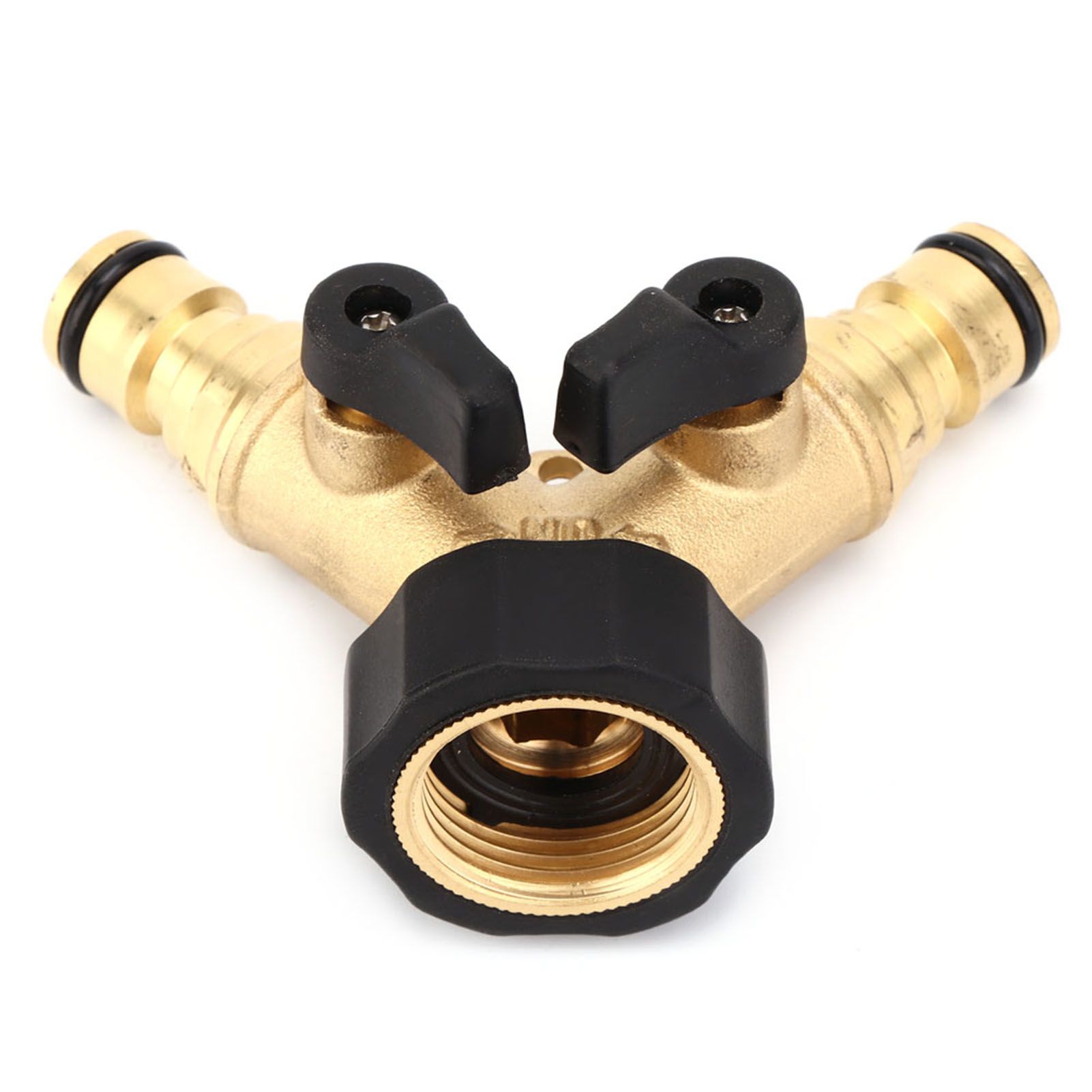 G1 FNPT DN25 Copper Garden Water Hose Connector Water Faucet Splitter Tool view 3