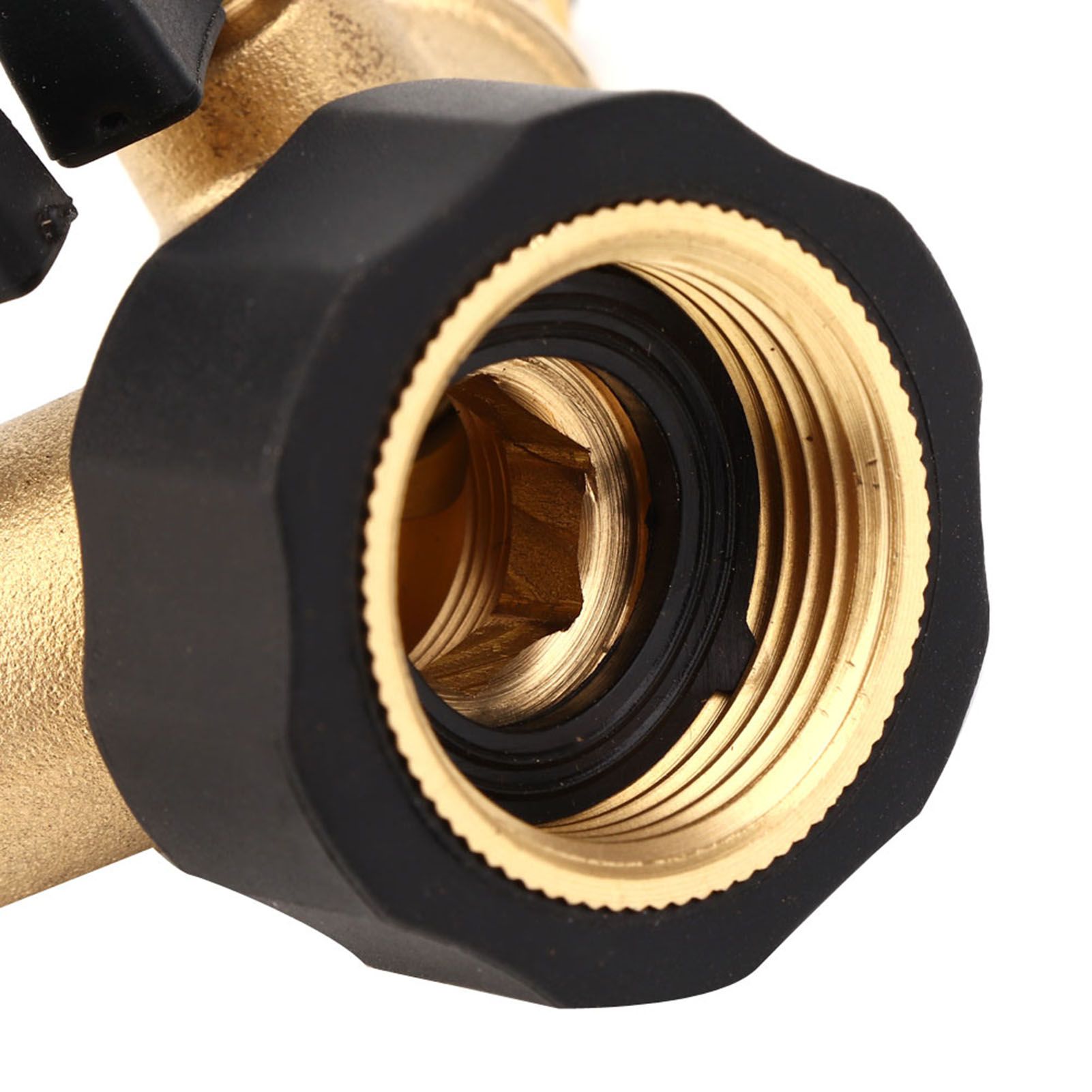 G1 FNPT DN25 Copper Garden Water Hose Connector Water Faucet Splitter Tool view 10