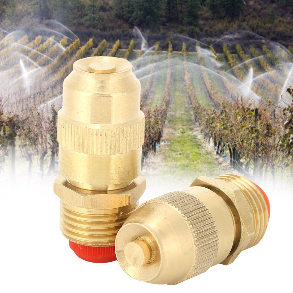 2Pcs G1/2 FNPT DN15 Copper Lawn Sprinkler Misting Water Nozzle Cooling view 5