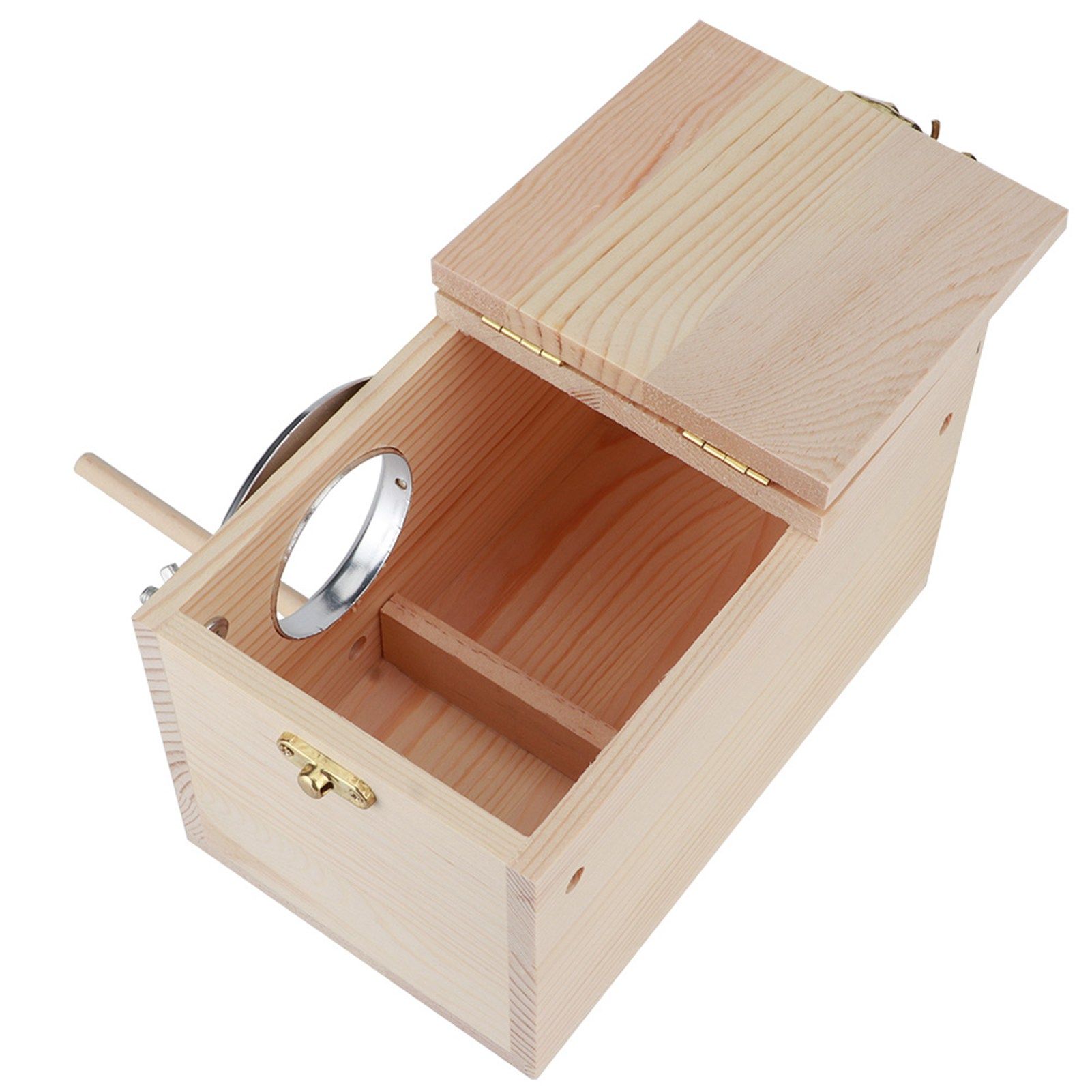12x12x19.5cm Wood Bird House Pet Incubation Breeding Box Outdoor Garden view 11