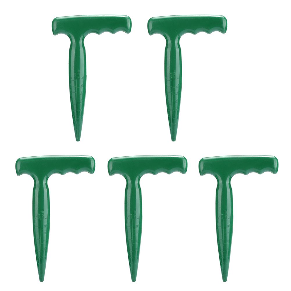 5Pcs Handheld Plastic Garden Soil Puncher Digging Hole Tool for Seedling view 2