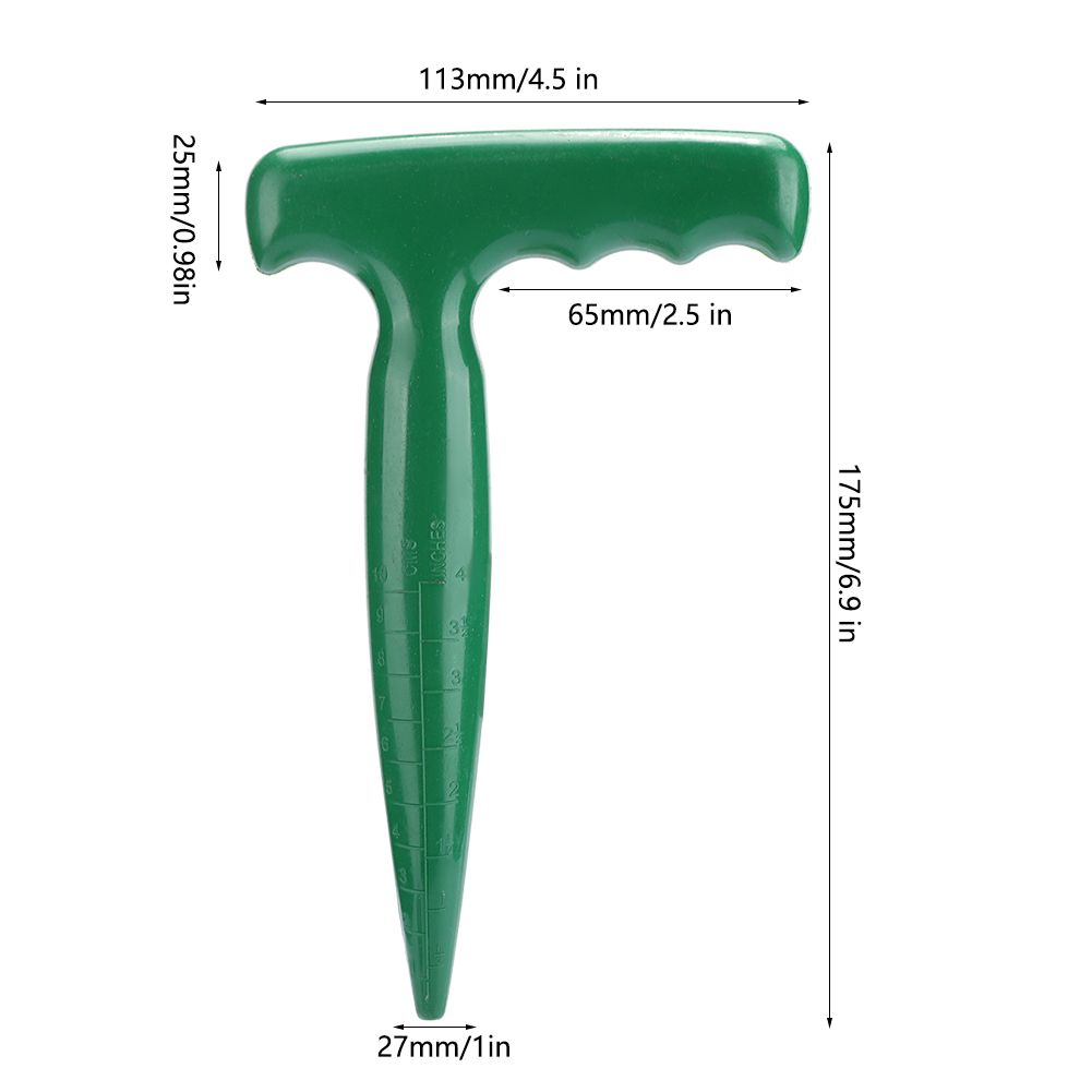 5Pcs Handheld Plastic Garden Soil Puncher Digging Hole Tool for Seedling view 9