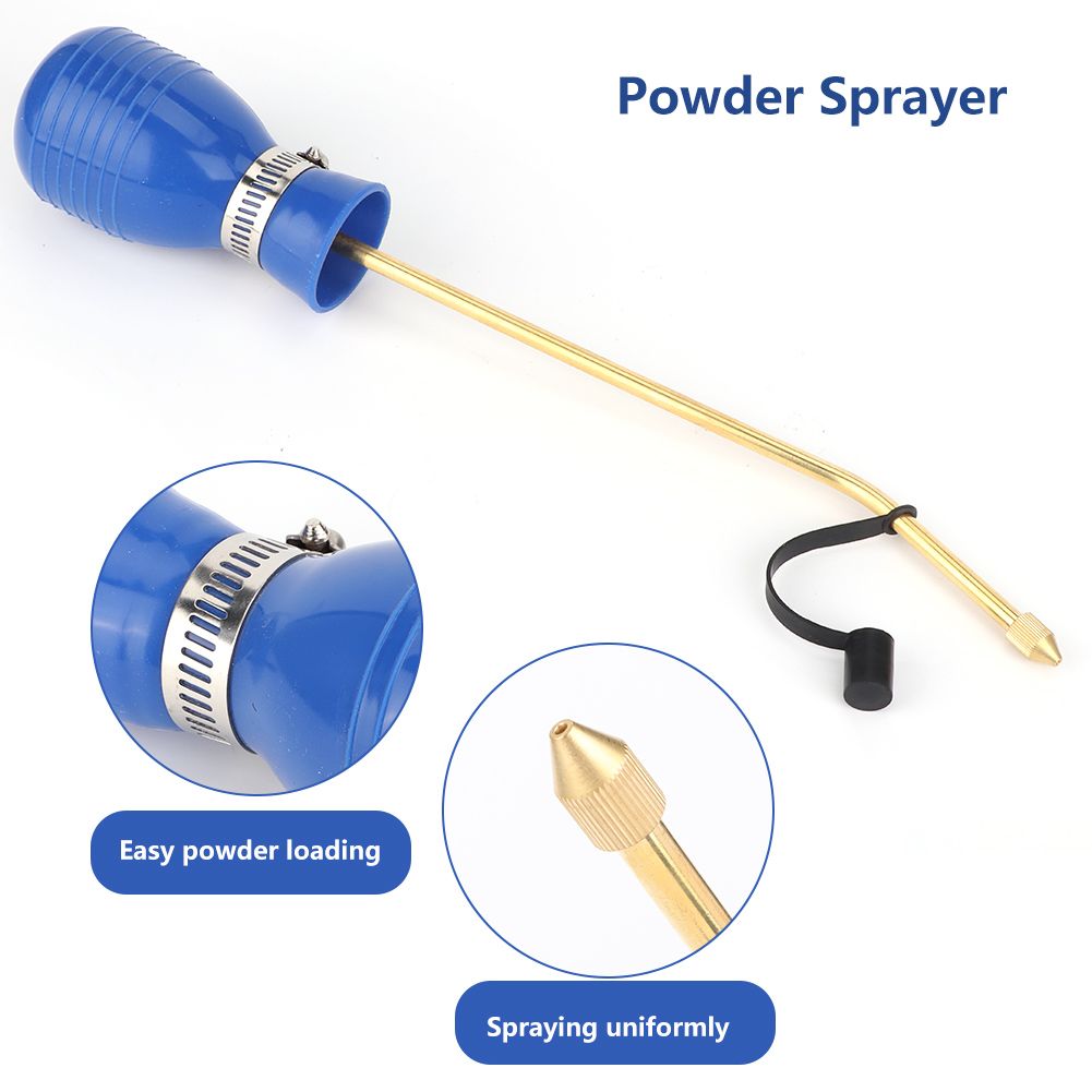 Portable Copper Tube Powder Sprayer Handheld Powder Spraying Ball for Termite view 7