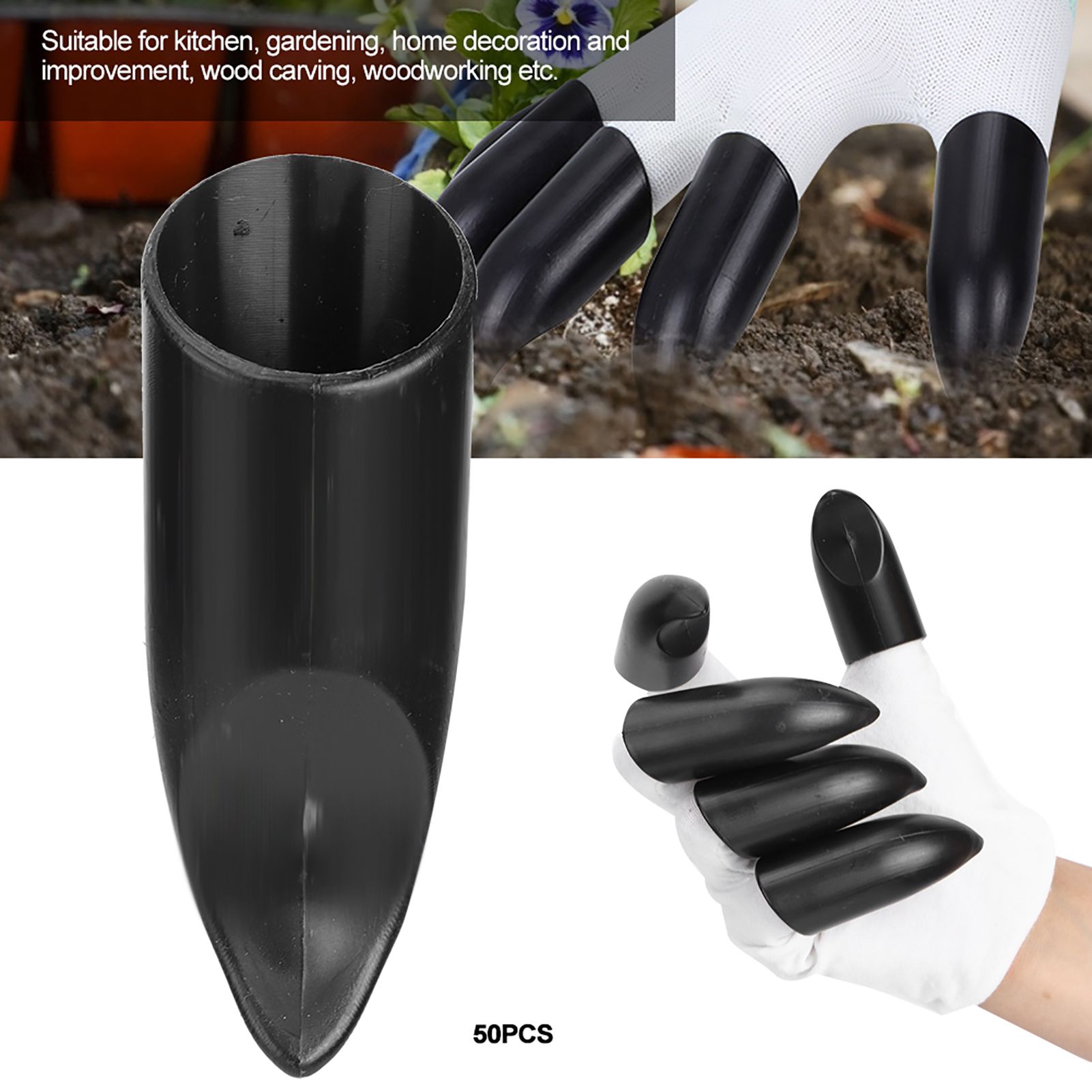 Garden Planting Digging Claws ABS Hand protection Claws Gloves Supplies Tools view 7
