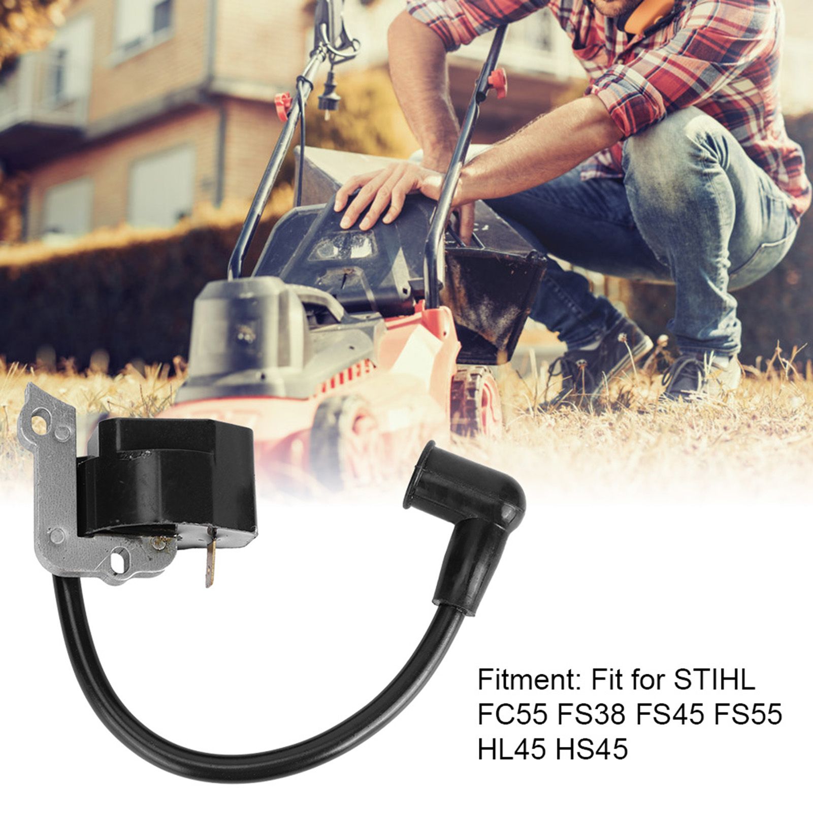 Ignition Coil Replacement Accessories Parts Fit for STIHL FC55 FS38 FS45 FS55 view 7