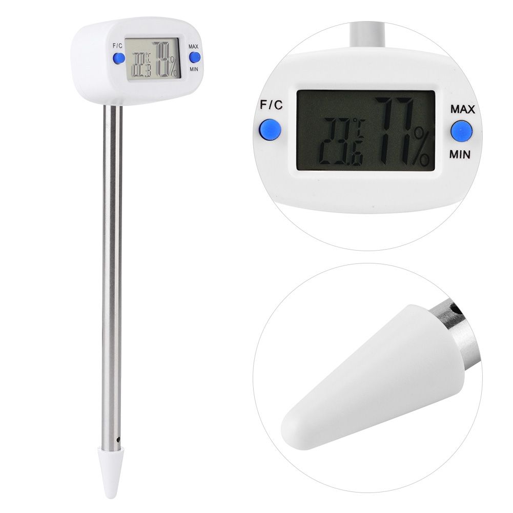 Mini Electronic Soil Temperature Moisture Meter Temperature Humidity Tester view 4