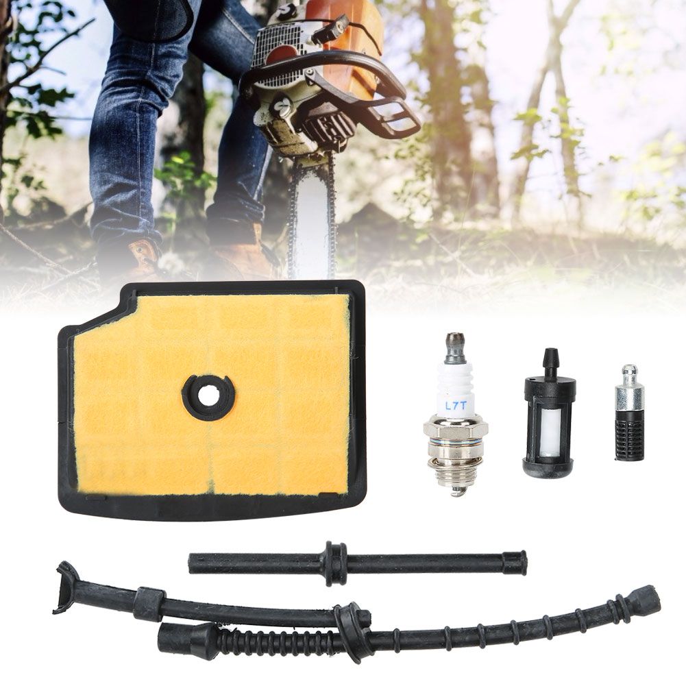 Air Filter Sparking Plug Fuel Pipe Kit Replacement Parts Garden Accessories view 5
