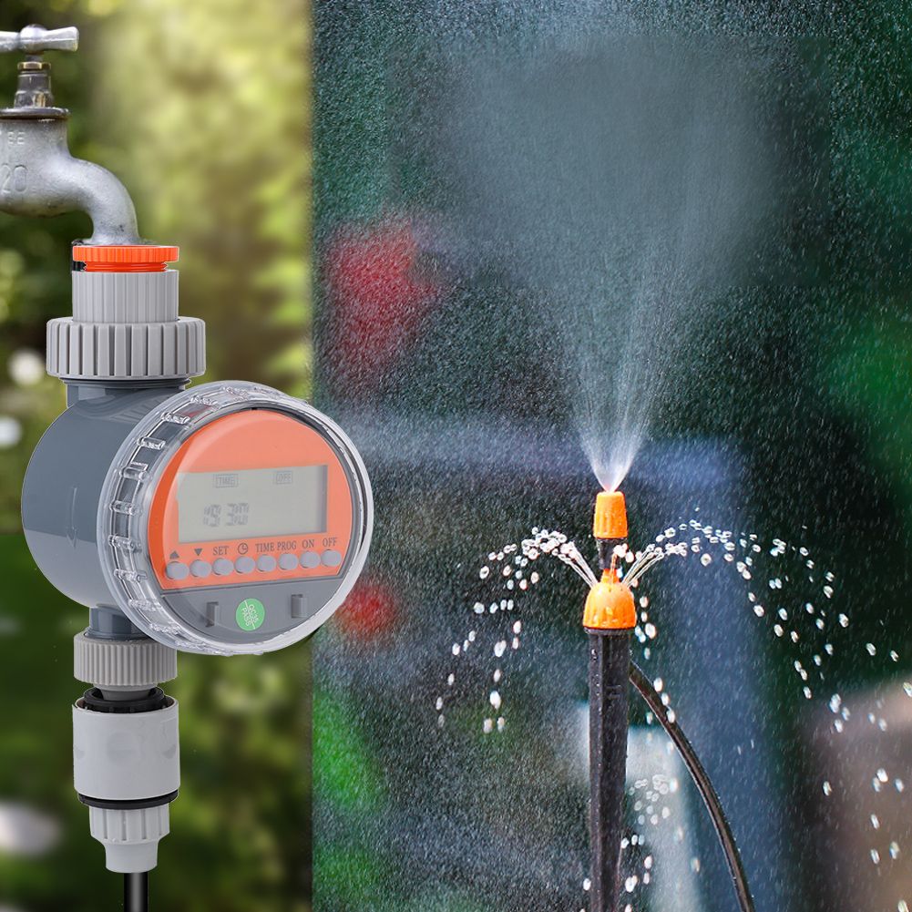 G1-1/4 DN32 Intelligent Battery Controlled Automatic Irrigation Timer Garden view 6