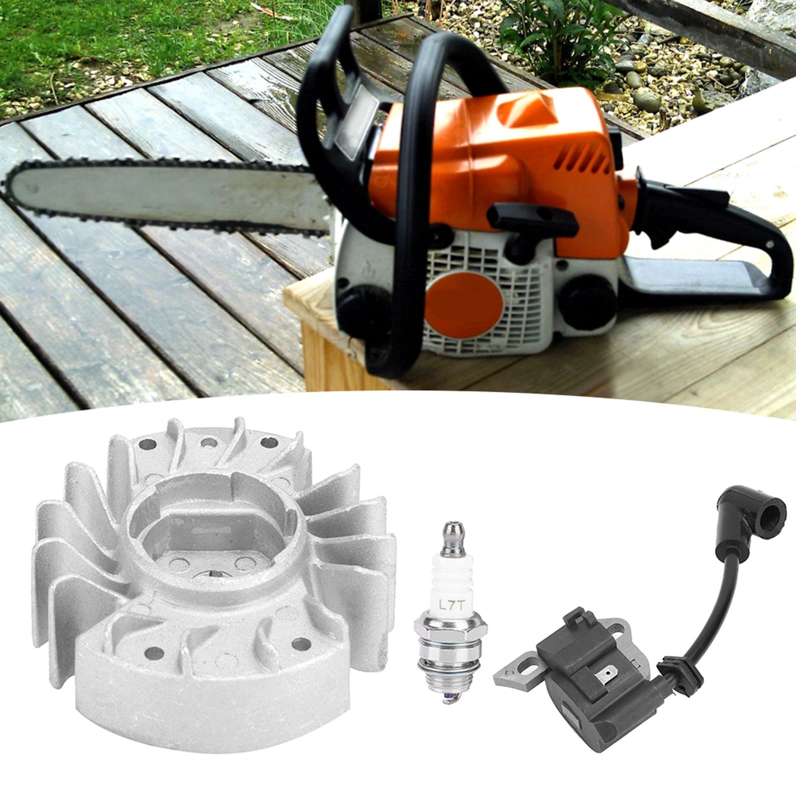 Flywheel Ignition Coil Spark Plug Kit Replacement Fit for STIHL MS180 view 6