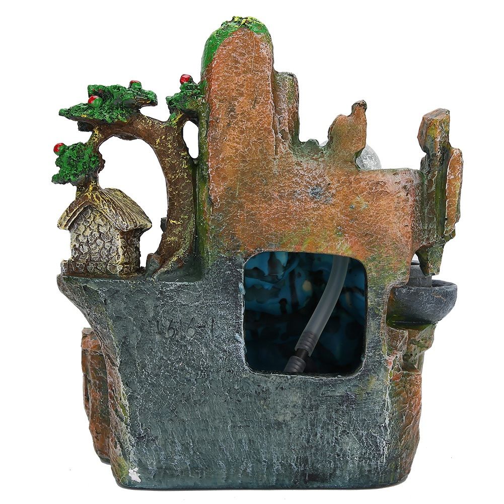 Distinctive Desktop Water Fountain Simulation Rockery Landscape Ornament with view 9