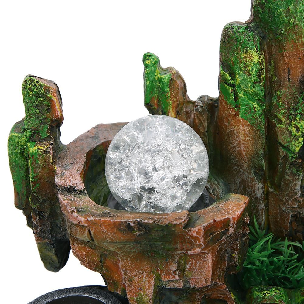 Distinctive Desktop Water Fountain Simulation Rockery Landscape Ornament with view 10