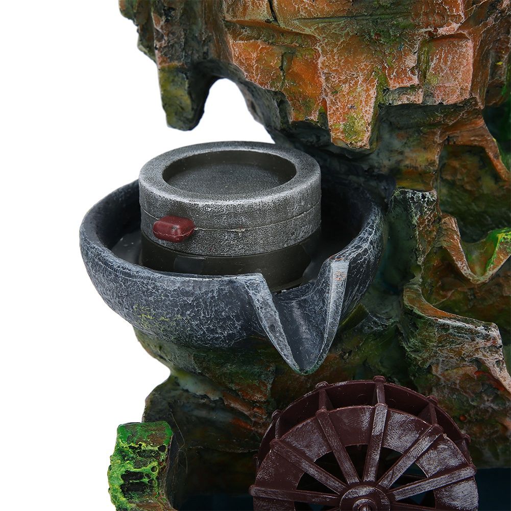 Distinctive Desktop Water Fountain Simulation Rockery Landscape Ornament with view 11