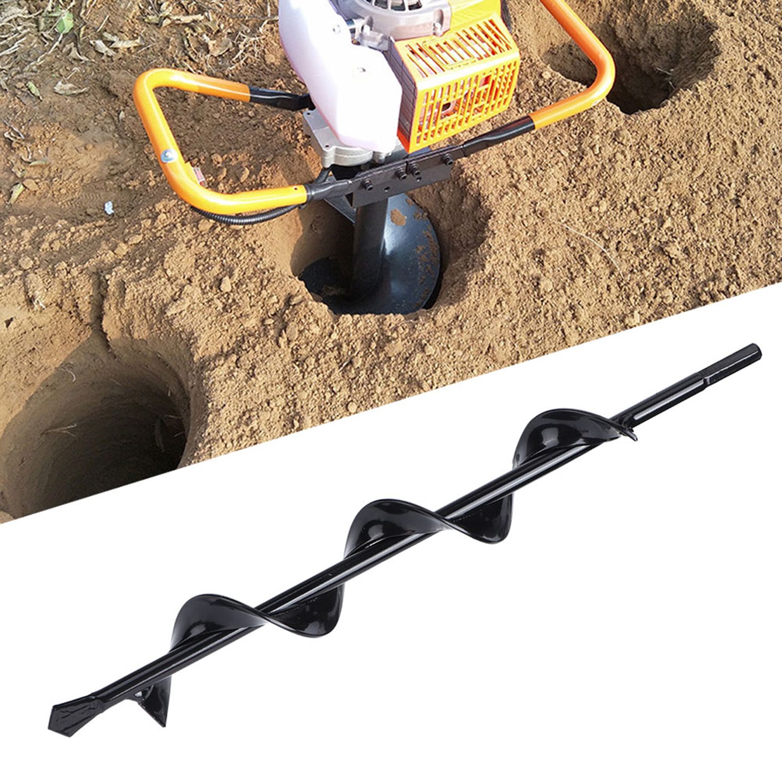 Manganese Steel Garden Planter Auger Drill Bit Buried Planting Digging Hole view 7
