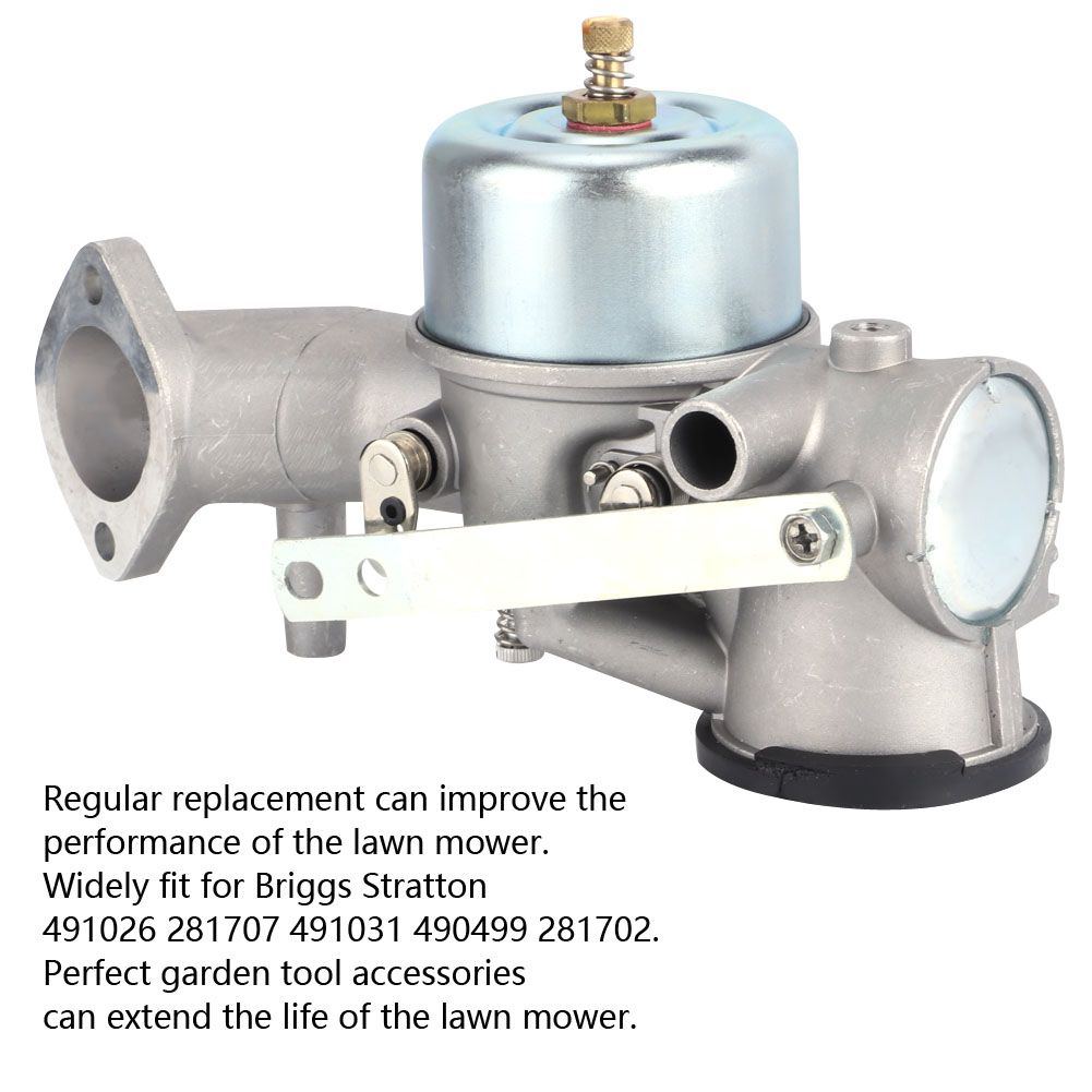 Garden Lawn Mower Carburetor Accessory Carb Replacement for Briggs Stratton view 8