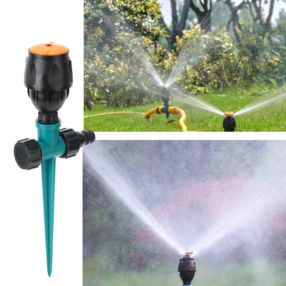 360 Degrees Rotating Lawn Water Sprinkler Garden Irrigation Watering Cooling view 4