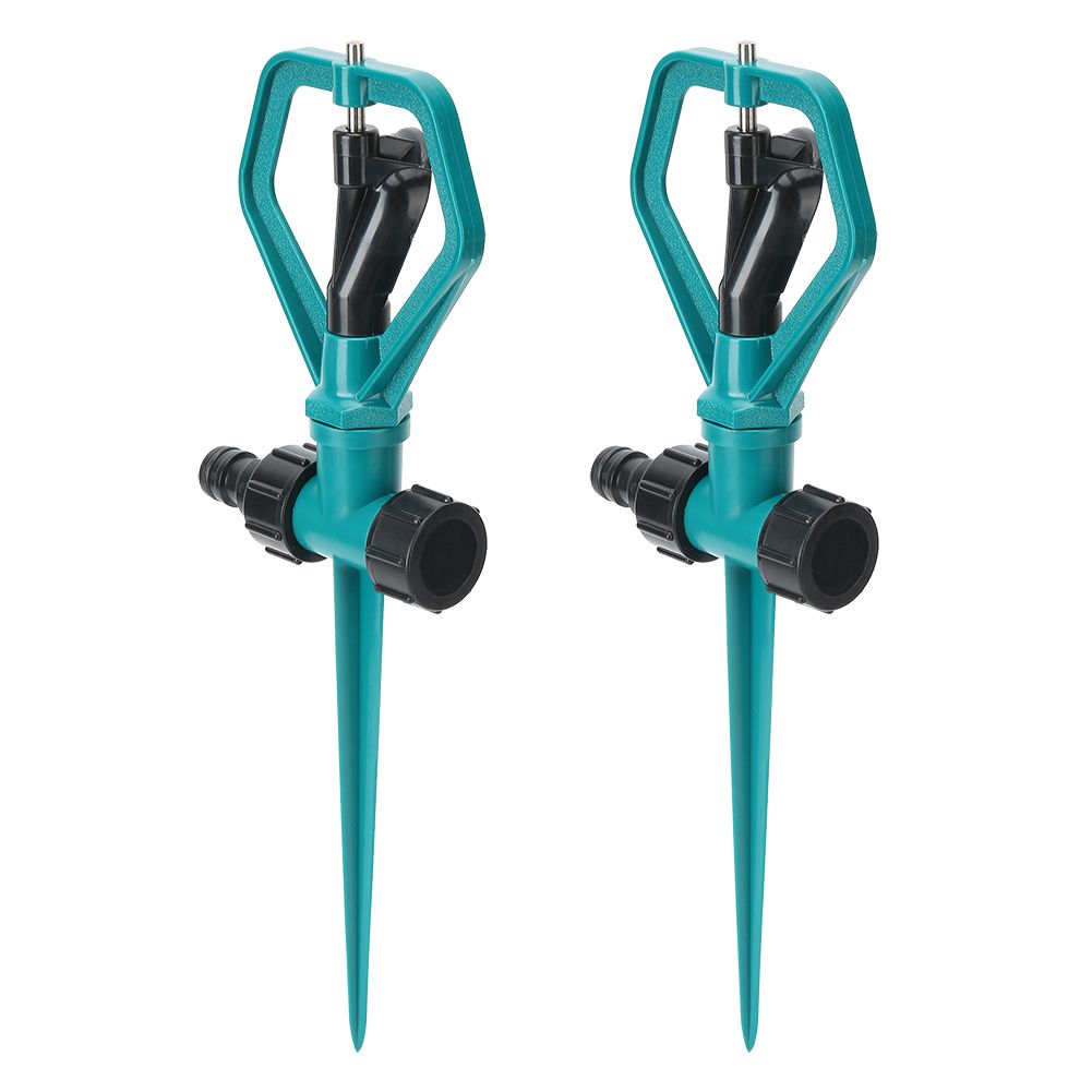 2 Set 360 Degrees Automatic Rotating Lawn Sprinkler Garden Irrigation Watering view 6