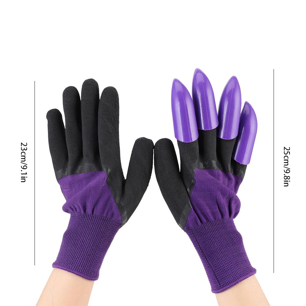 2 Pairs Gardening Gloves Digging Planting Weeding Gloves for Men Women view 10