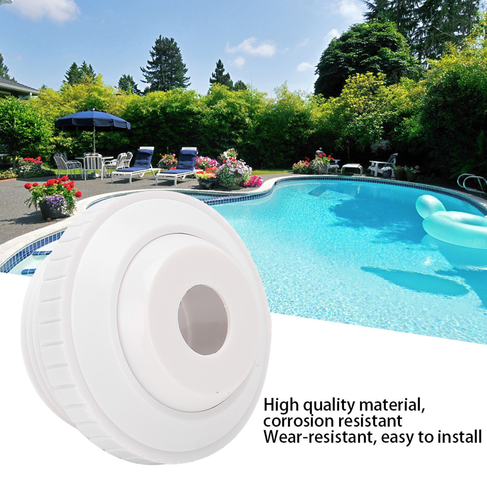 G1-1/2 DN40 Swimming Pool Spa Water Outlet Nozzle Accessories Fittings for view 8