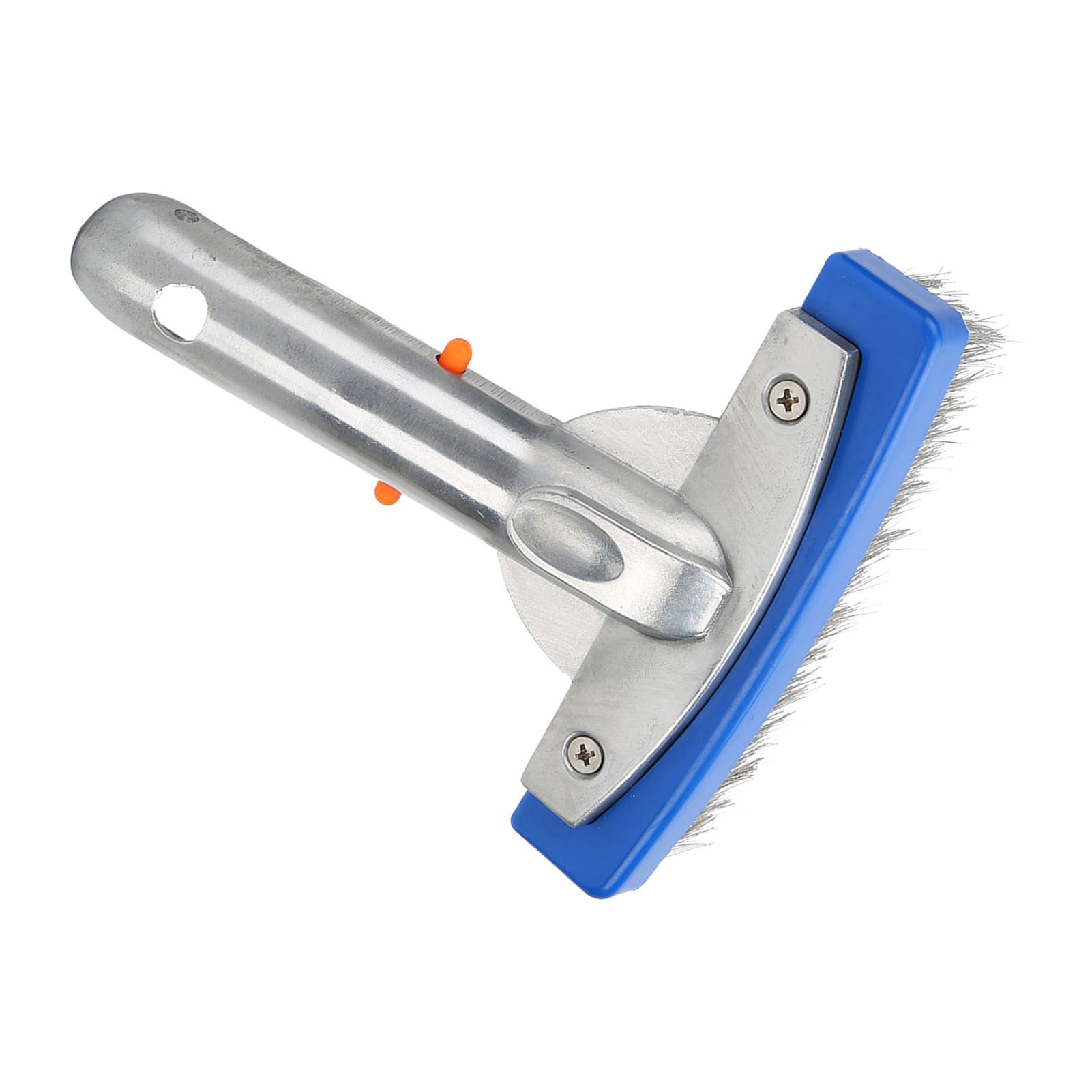 5.5in Swimming Pool Stainless Steel Brush for Spa Pond Floor Wall Cleaning view 6