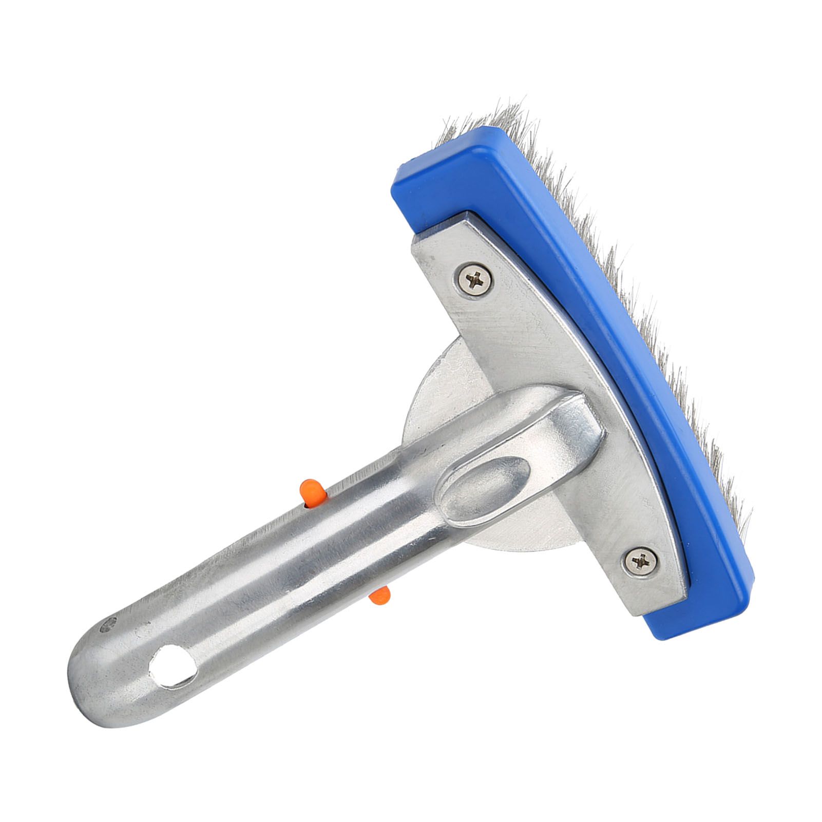 5.5in Swimming Pool Stainless Steel Brush for Spa Pond Floor Wall Cleaning view 7
