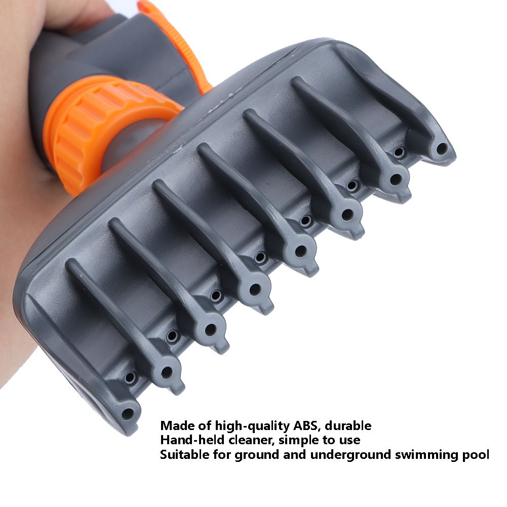Portable Handheld Pool Filter Cleaner Swimming Pool Cleaning Brush Tool view 7