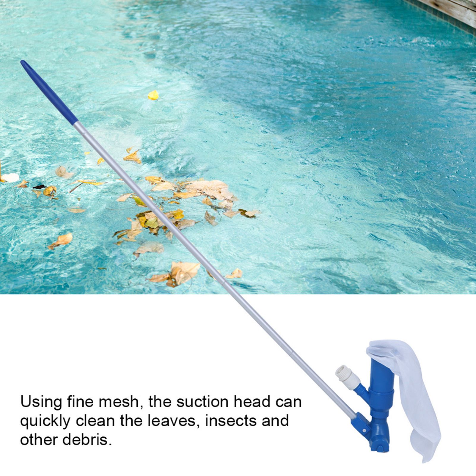Swimming Pool Leaf Mesh Net Set Pools Leaf Skimmer Cleaning Tools for Pond view 8