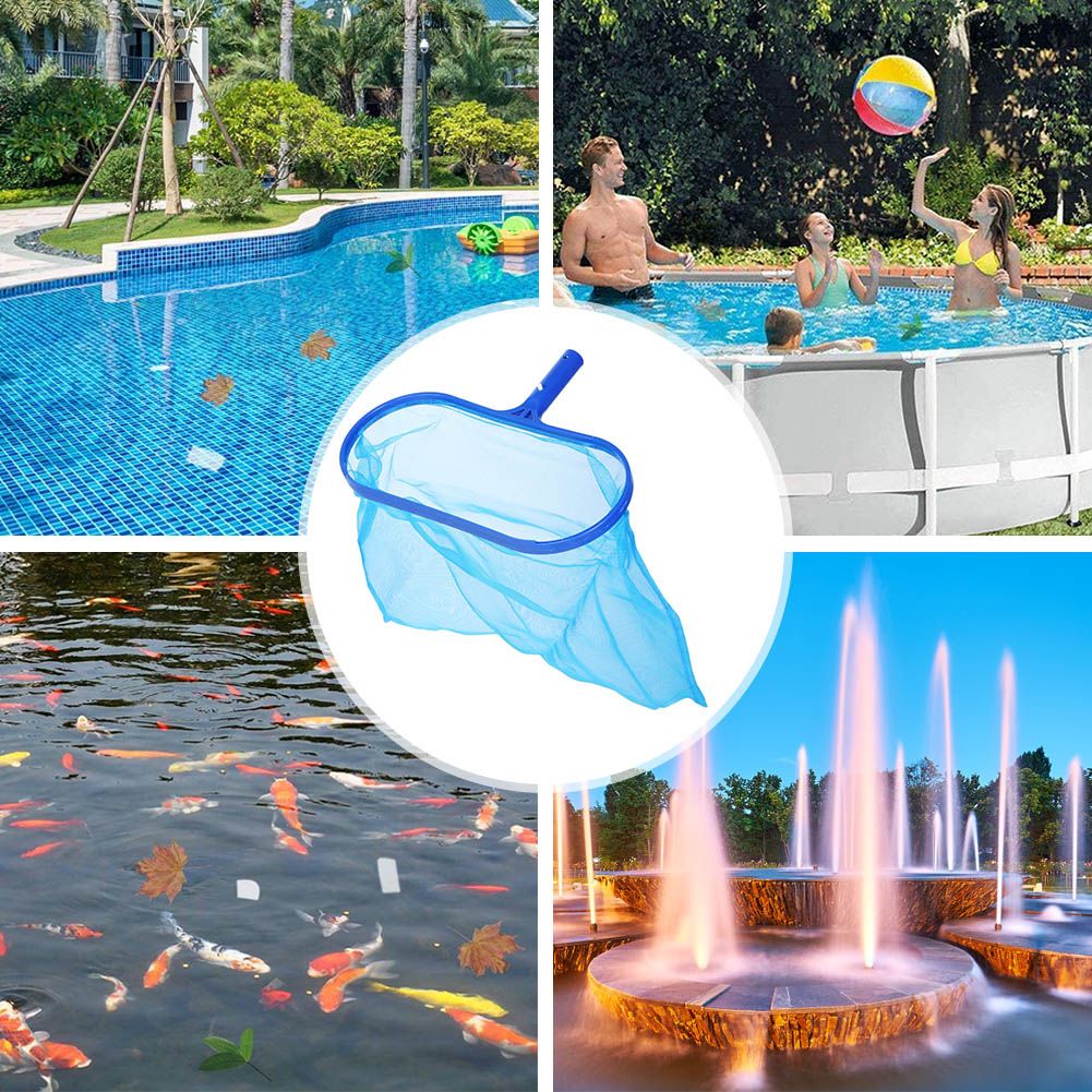 Swimming Pool Plastic Leaf Skimmer Leaf Cleaning Net Pools Accessory For Pond view 8
