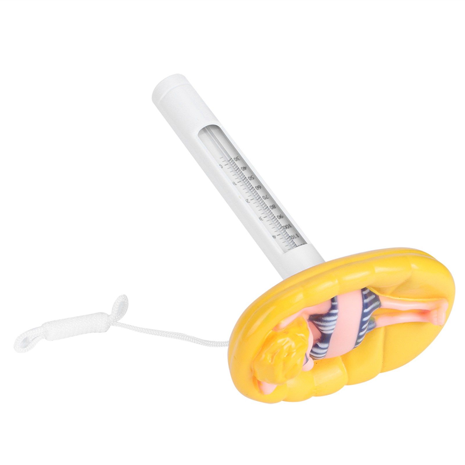 Lovely Cartoon Shape Floating Swimming Pool Thermometer Temperature Meter with view 5