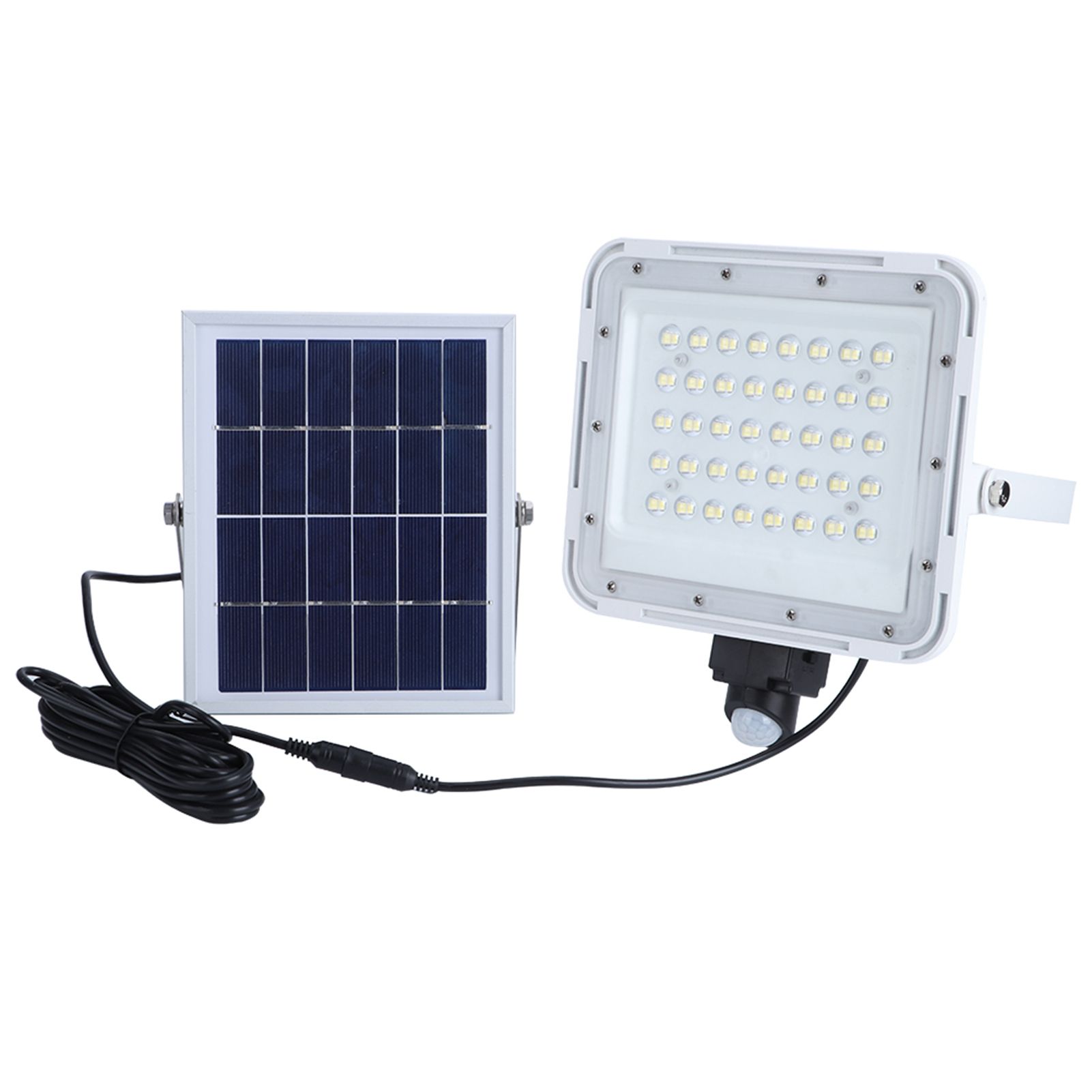 LED Solar Flood Light Waterproof Wall Lamp Street Light for Outdoor Garden Lawn