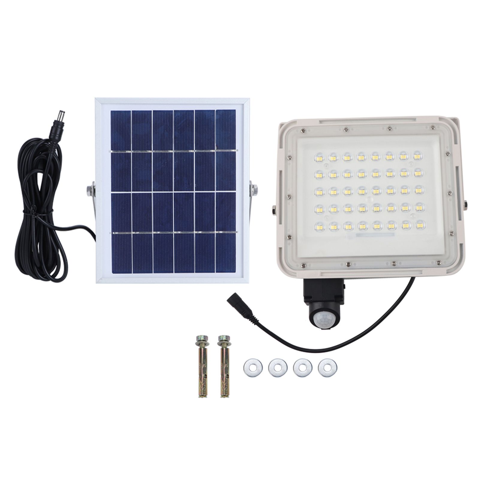 LED Solar Flood Light Waterproof Wall Lamp Street Light for Outdoor Garden Lawn view 2