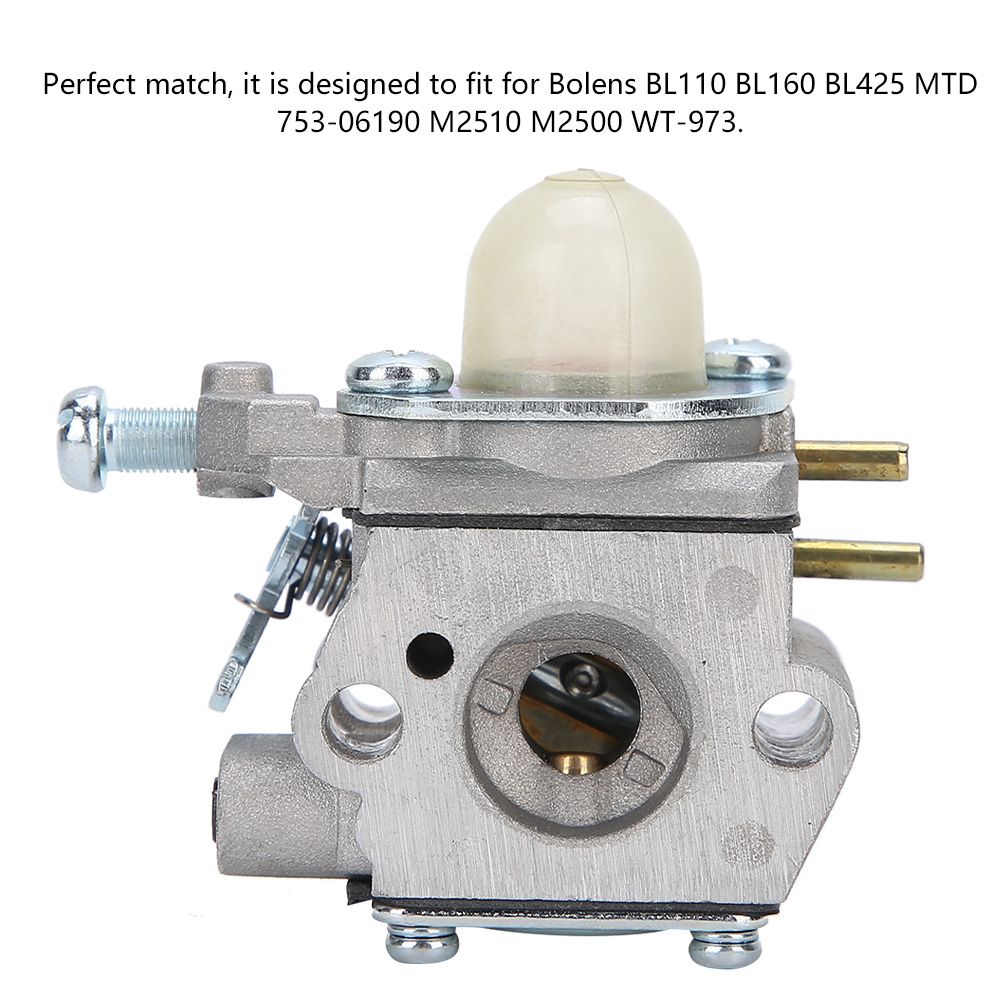 Carburetor Replacement Parts Fit for Bolens BL110 BL160 BL425 MTD 753-06190 view 7