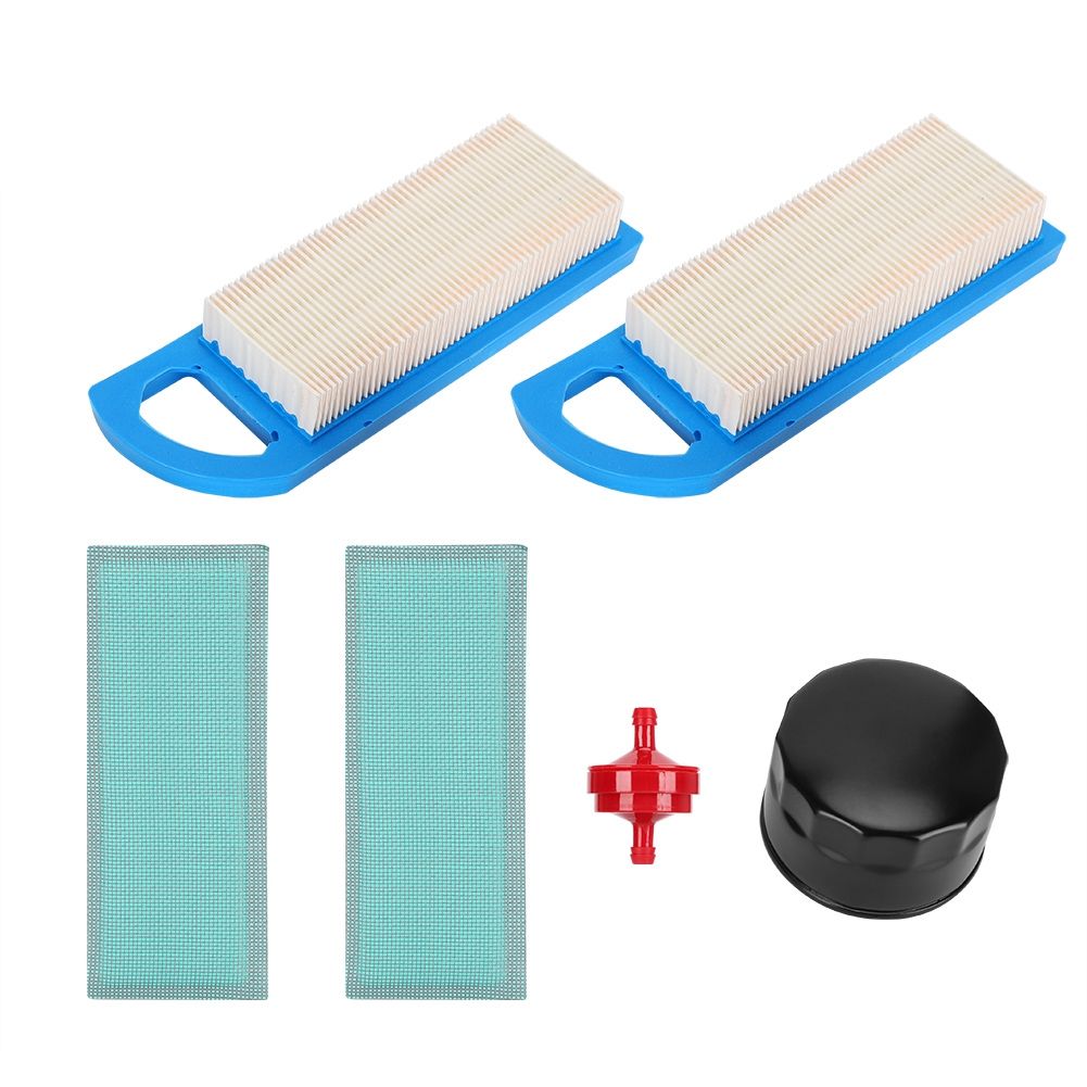 Garden Lawn Mower Air Filter Pre Filter Set Parts Fit for Briggs and Stratton view 4