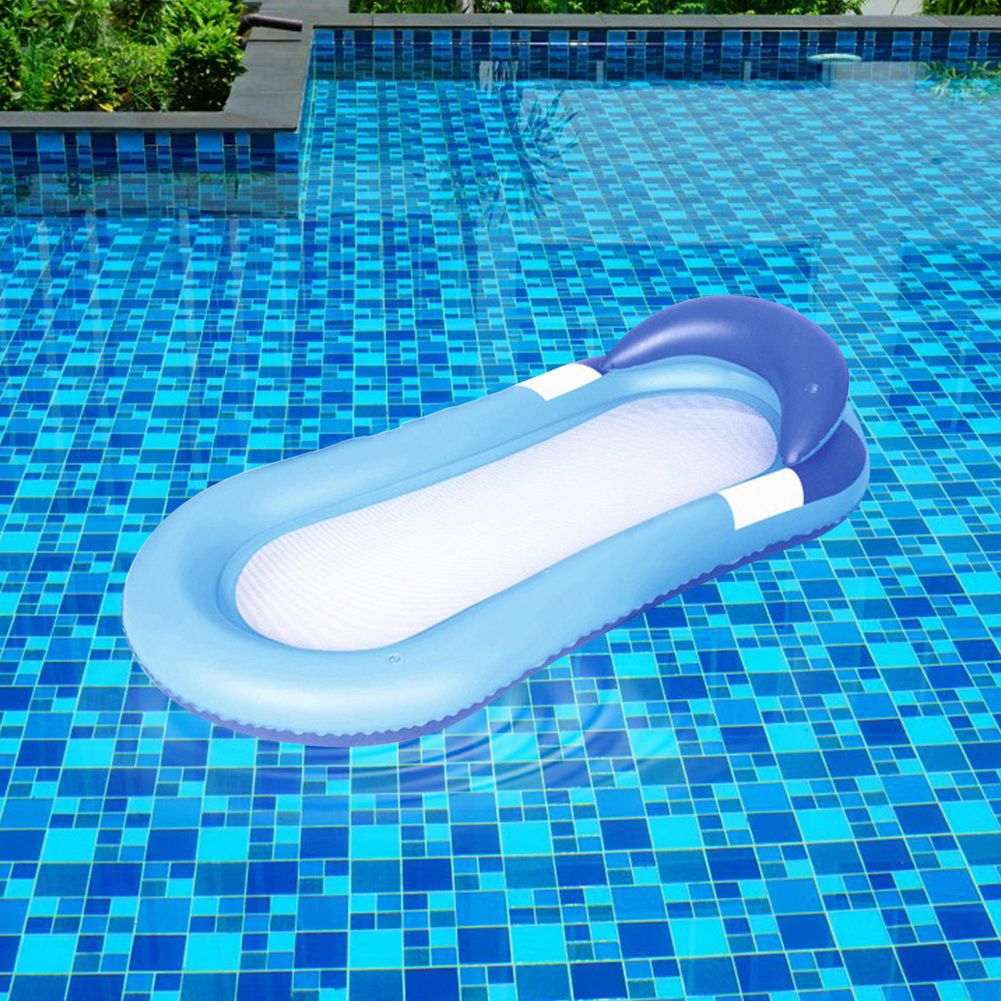 Swimming Pool Single Inflatable Floating Raft Lounge Floating Chair Water Toy view 4