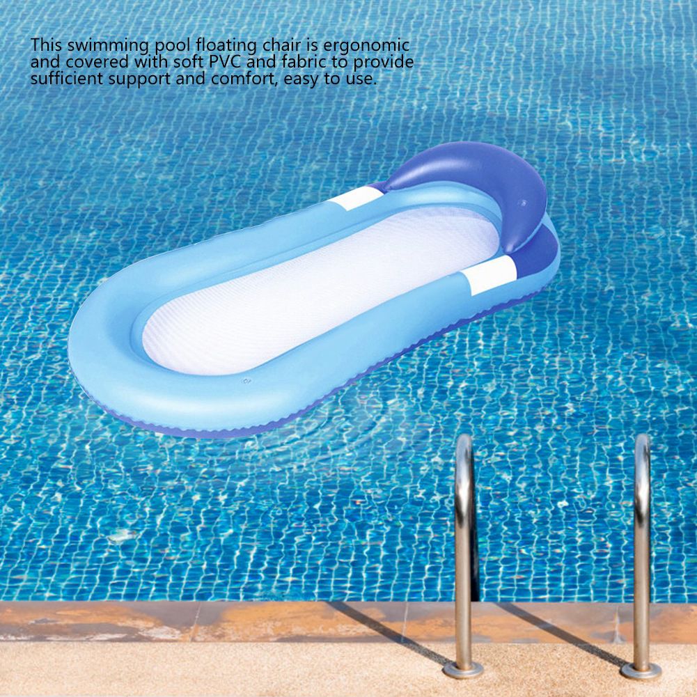 Swimming Pool Single Inflatable Floating Raft Lounge Floating Chair Water Toy view 9