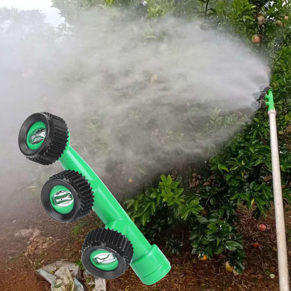 3 Head Fan Shaped Garden Misting Nozzle Electric Sprayer Pesticide Atomizing