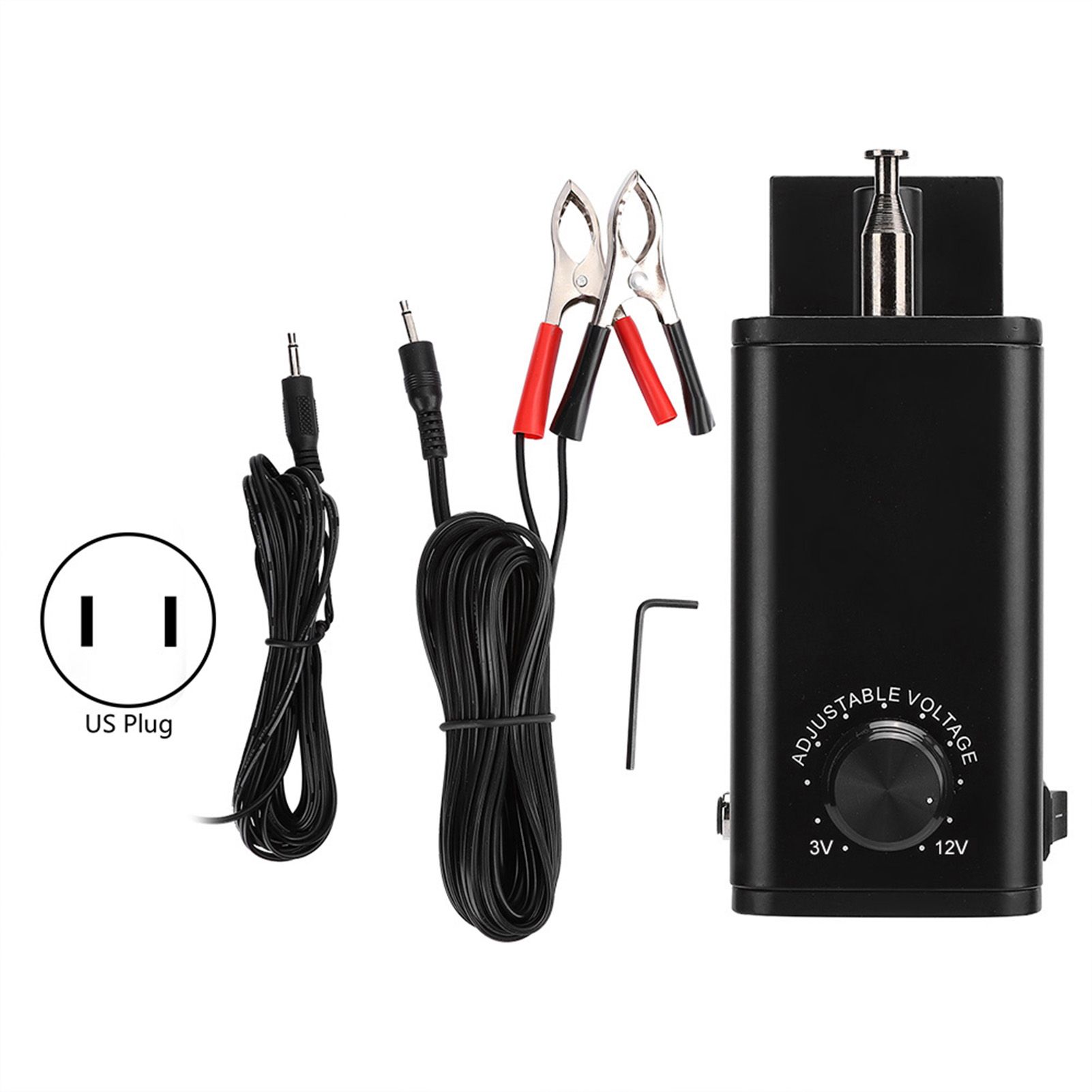 FY-609CP Aluminum Adjustable Speed Barbecue Grill Oven Motor BBQ Tool view 2