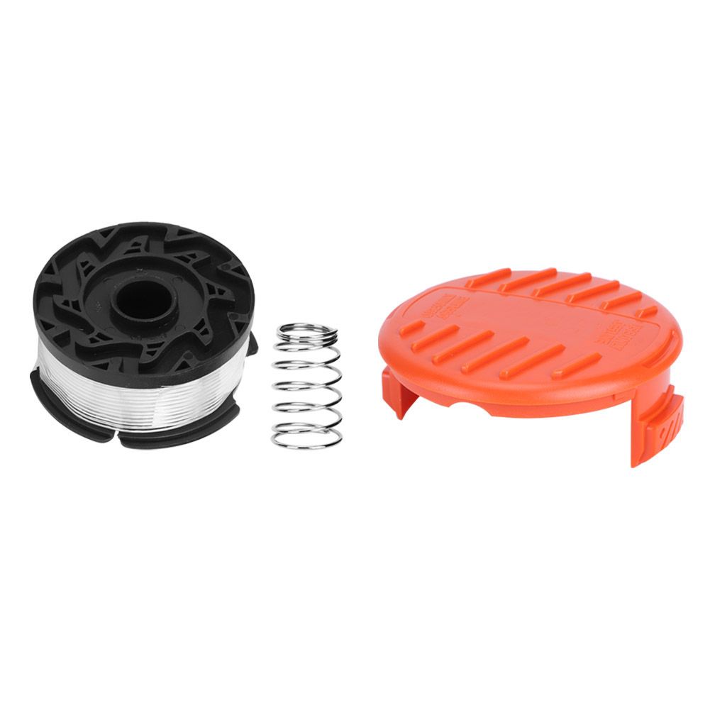 6Pcs Lawn Mower Spool with Cover Replacement Accessories Parts Fit for view 4