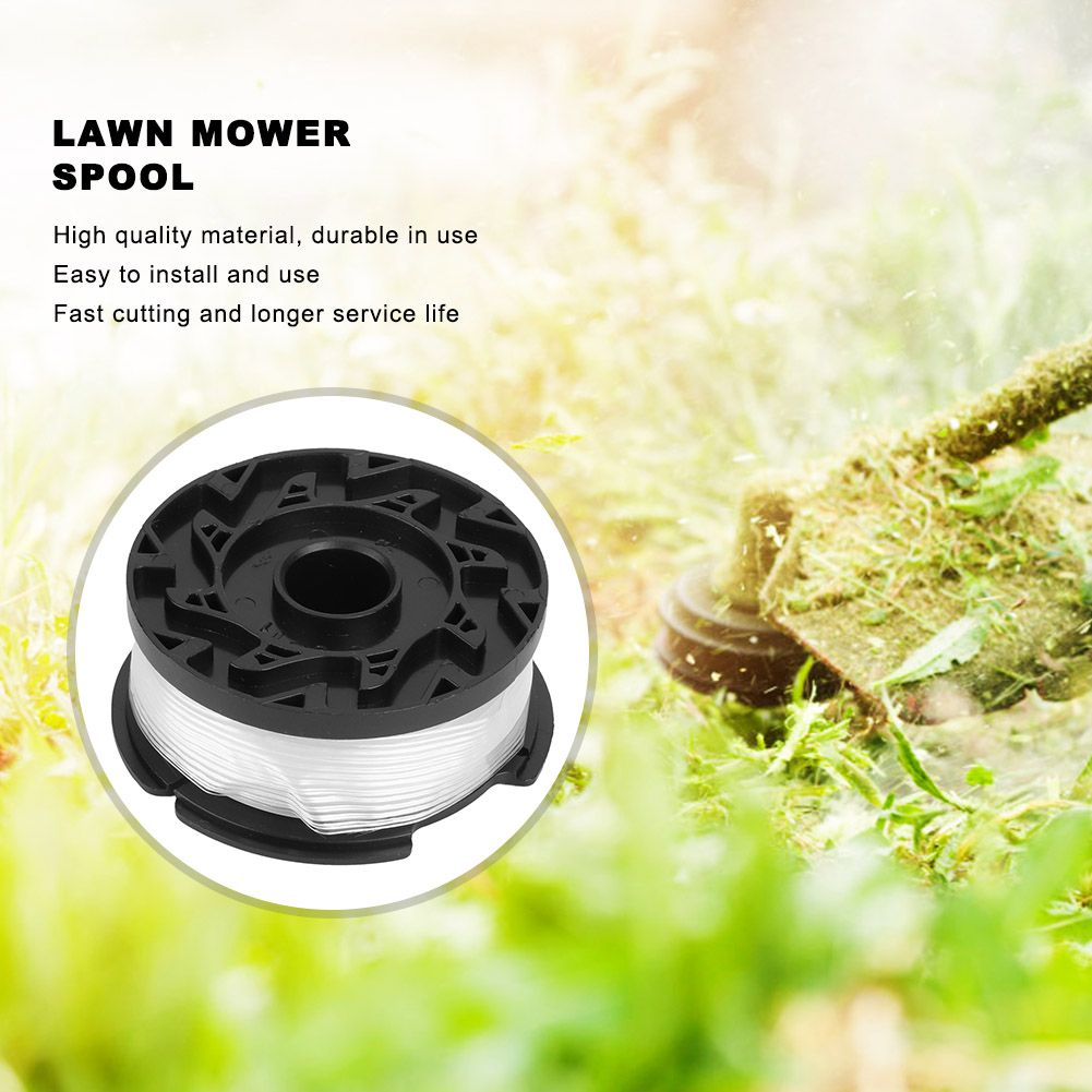 6Pcs Lawn Mower Spool with Cover Replacement Accessories Parts Fit for view 7