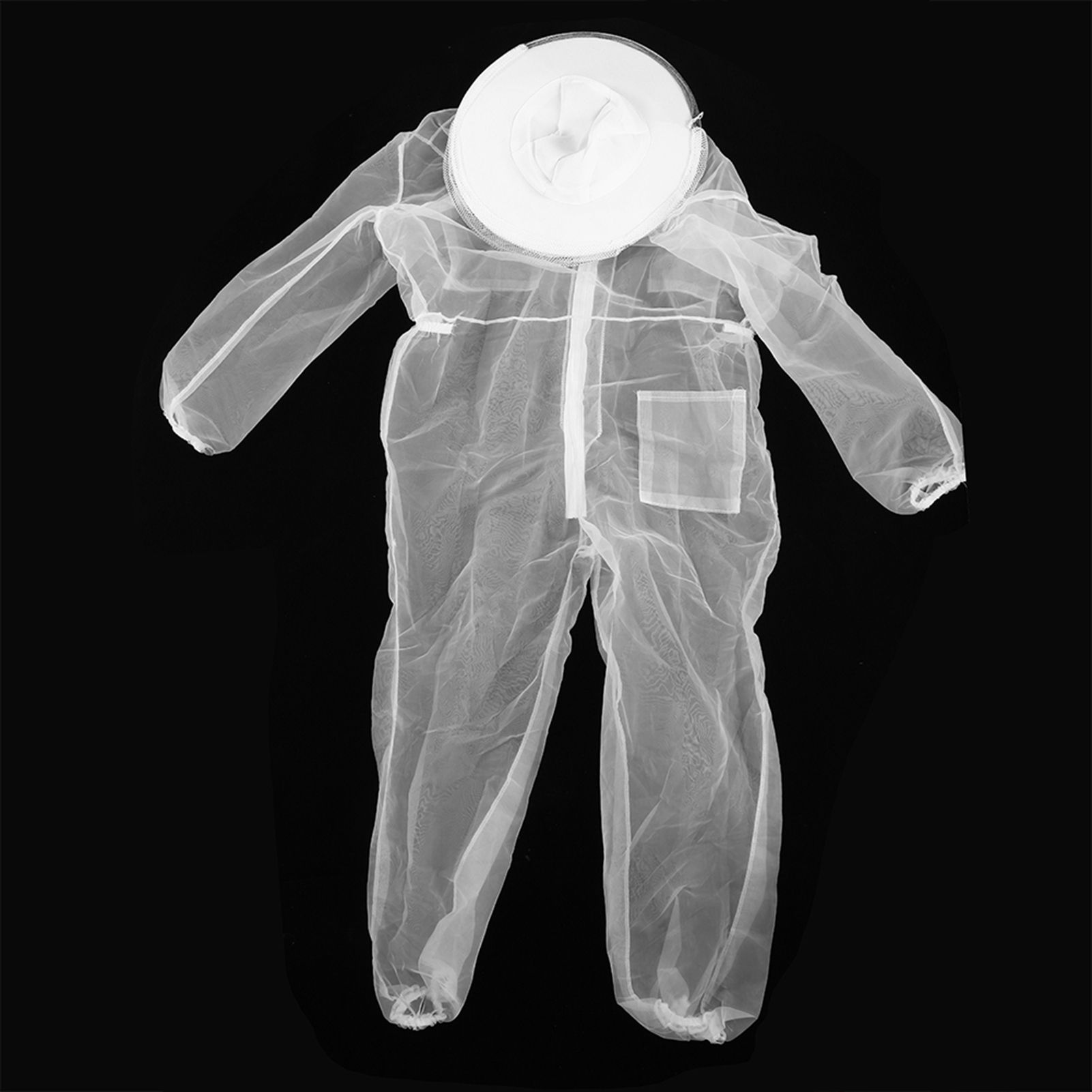 Anti Bee Biting Transparent One Piece Nylon Mesh Beekeeping Suit Bee Clothing view 3