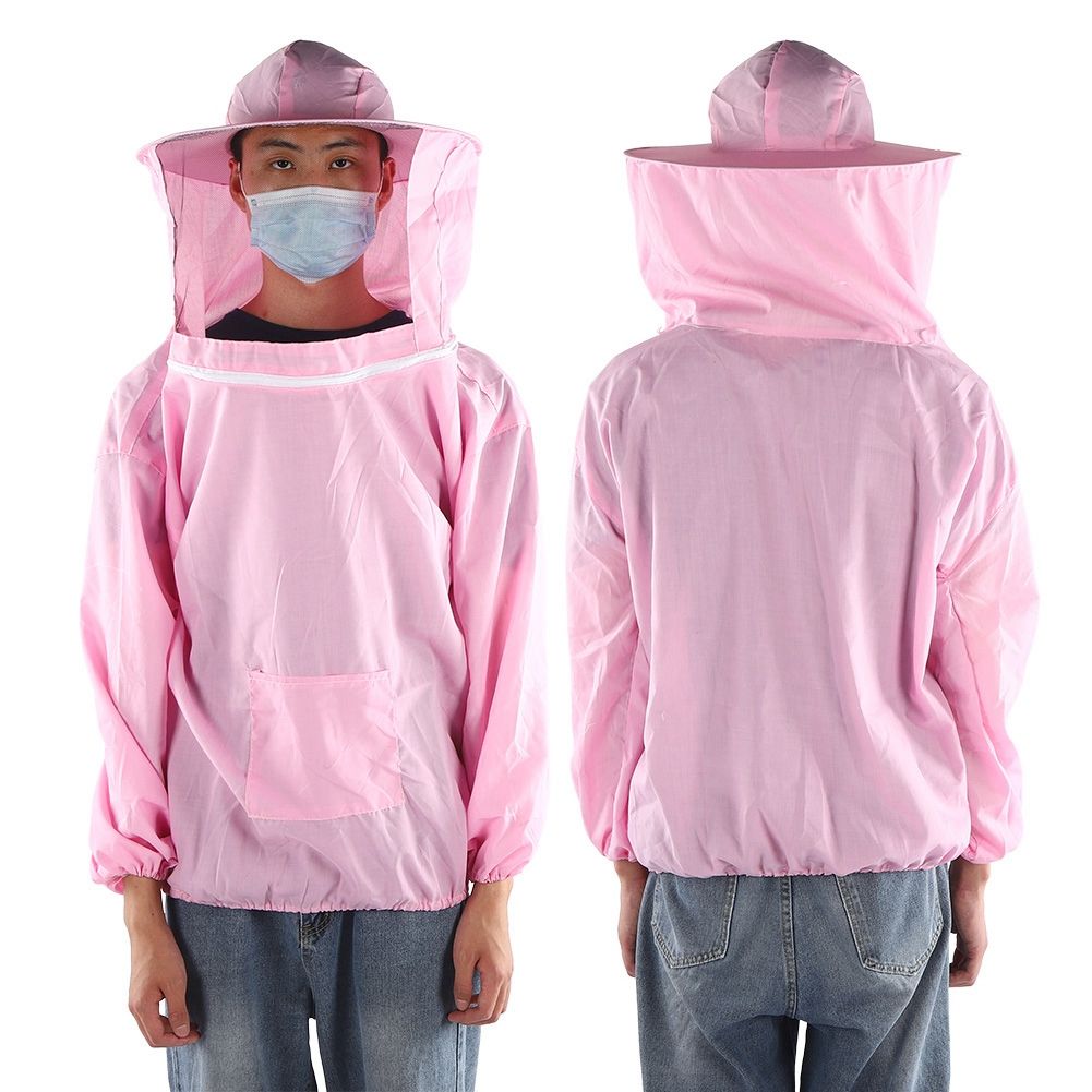 Outdoor Beekeeping Protective Veil Jacket Breathable Bee Suit Beekeeper view 4
